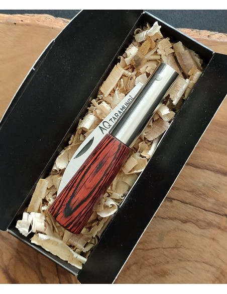 Navaja laminada roja AQ