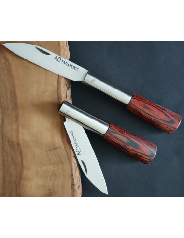 Navaja laminada roja AQ