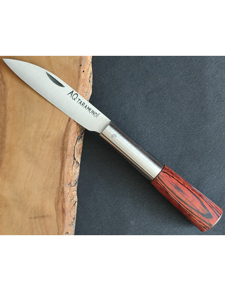 Navaja personalizada laminada rojo - Antonio Quintela