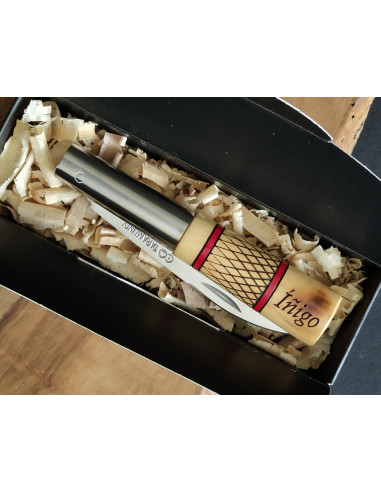 Navaja personalizada decorada cruzadillo Carlos...