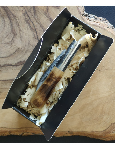 Navaja personalizada boj quemada peq - Manuel Martínez