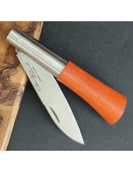 Navaja personalizada SERIE PREMIUM padouk Carlos Quintana