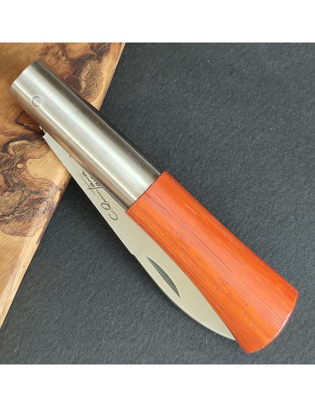 Navaja personalizada SERIE PREMIUM padouk Carlos Quintana