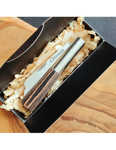 Navaja chata pakwood marrón Cuchillería de...