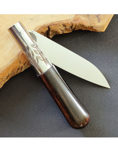 Navaja granadillo hoja plata SERIE MELCHOR...