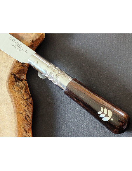 Navaja granadillo hoja plata SERIE MELCHOR LEGASPI Carlos Quintana