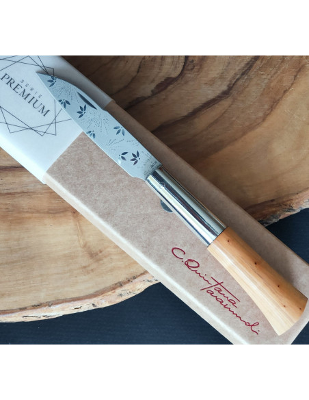 Navaja brezo hoja decorada - Carlos Quintana