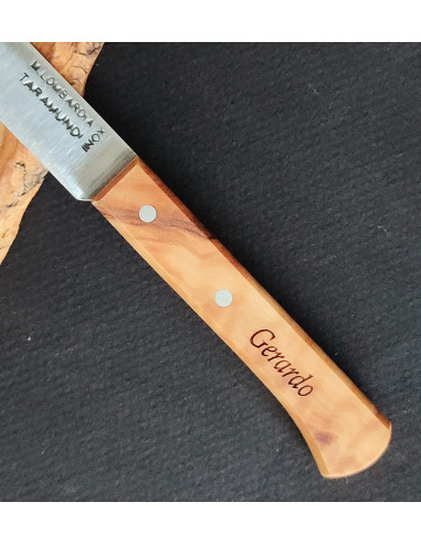 cuchillo personalizado mesa punta vuelta...