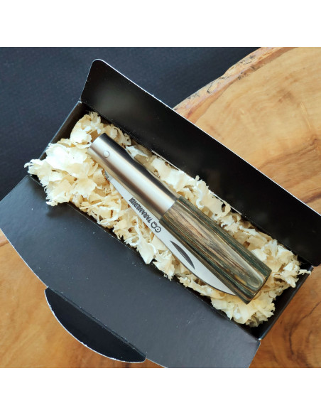 Navaja personalizada prensada verde Carlos Quintana G