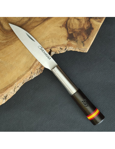 Navaja personalizada ébano bandera España G -...