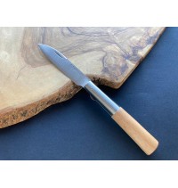 navaja en madera de haya con bloqueo