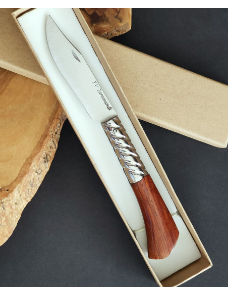 Navaja  cocobolo espiral doble Francisco Vega