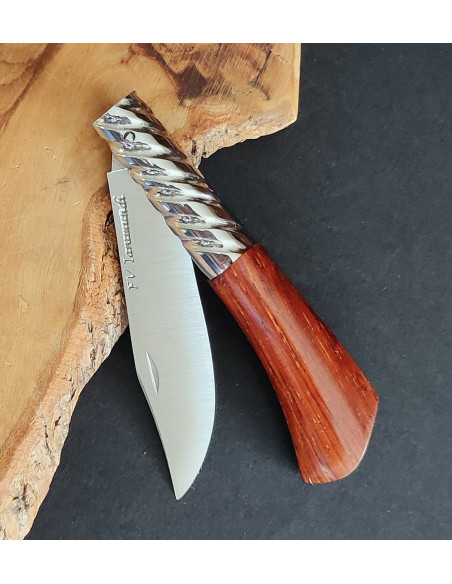 Navaja  cocobolo espiral doble Francisco Vega