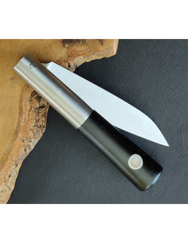 Navaja personalizada ébano círculo peq. -...