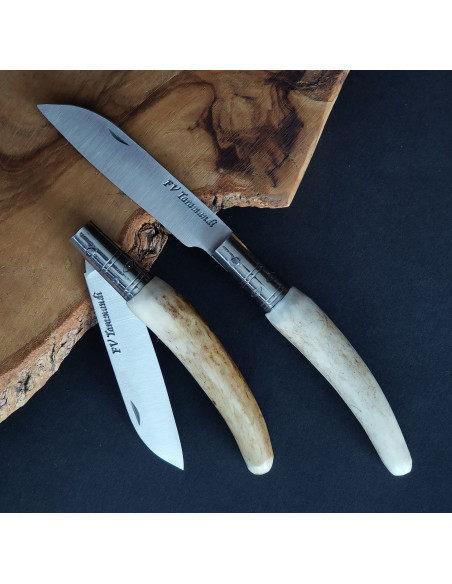 Navaja punta asta venado Francisco Vega