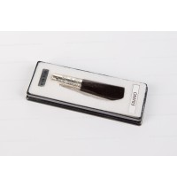 Navaja ébano con virola de plata