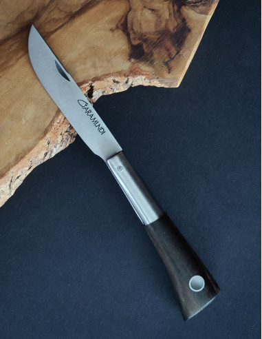 Navaja personalizada ébano punto p. vuelta -...