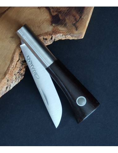 Navaja personalizada ébano punto p. vuelta -...