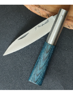 Navaja personalizada laminada azul G - José Cerdeira 2