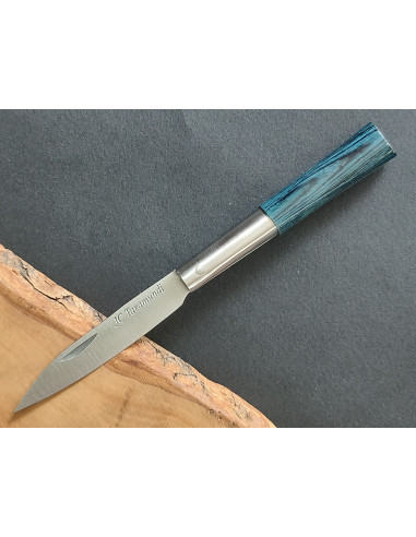 Navaja personalizada laminada azul G - José Cerdeira