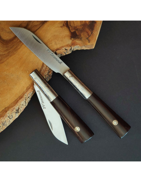 Navaja  ébano mosaic pin plat. Francisco Vega