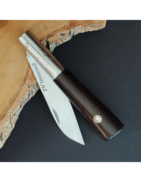 Navaja  ébano mosaic pin plat. Francisco Vega