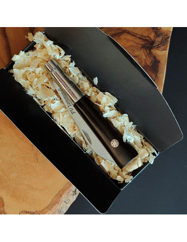 Navaja  ébano mosaic pin plat. Francisco Vega