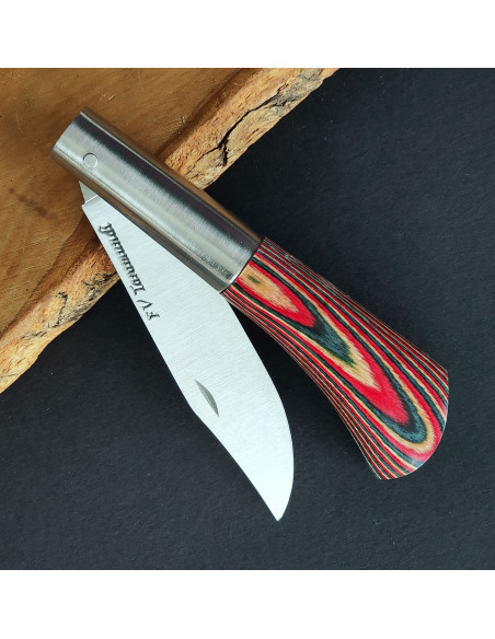 Navaja personalizada laminada multicolor F.V.
