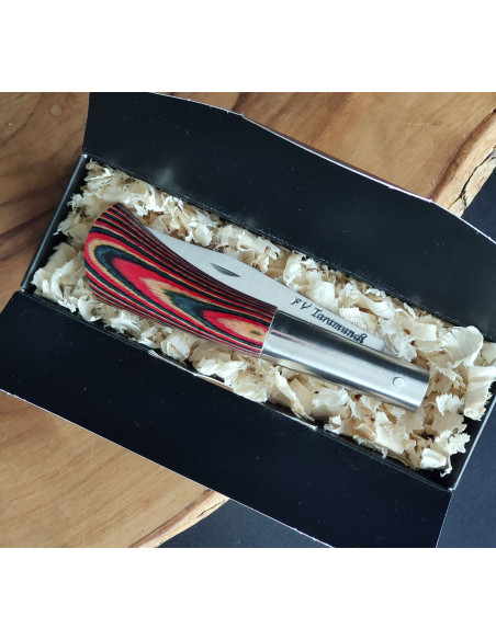 Navaja personalizada laminada multicolor F.V.