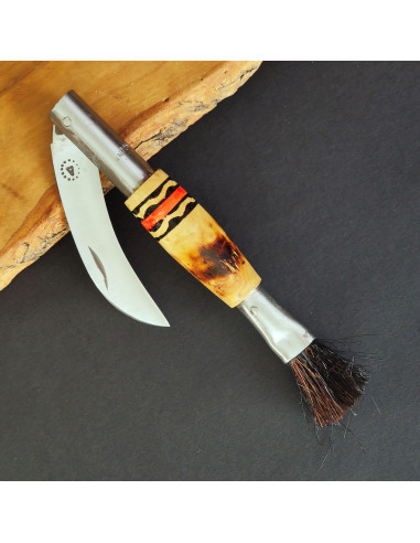 Navaja setas decorada  rojo Antonio Díaz