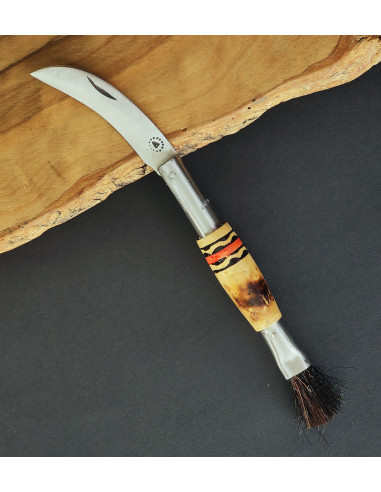 Navaja setas decorada  rojo Antonio Díaz