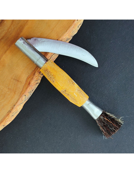 Navaja setas con brocha corteza Antonio Díaz