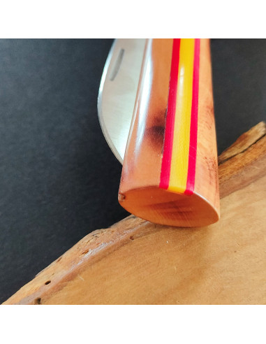 Navaja cerezo quemado bandera España Francisco...