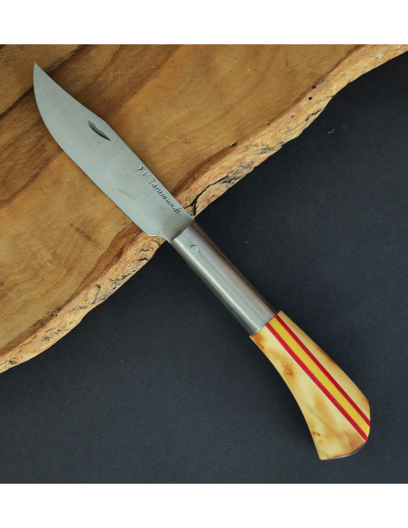 Navaja boj quemada bandera España Francisco Vega