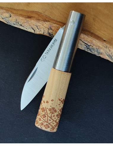 Navaja cerezo decorada árbol peq block - Carlos...