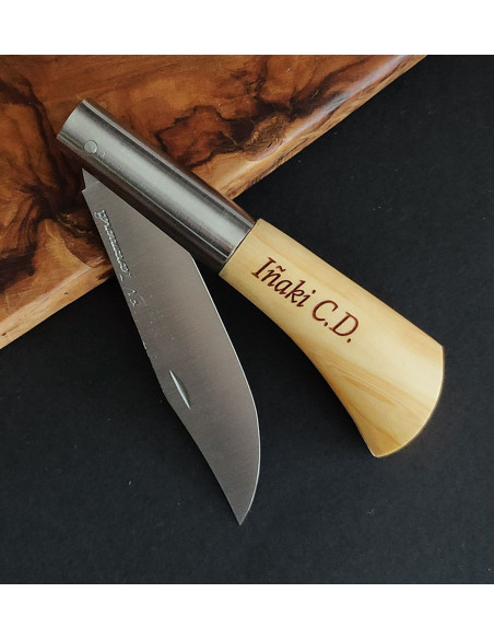 Navaja personalizada boj lisa Francisco Vega