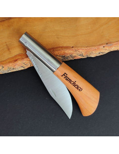 Navaja personalizada cerezo lisa Francisco Vega