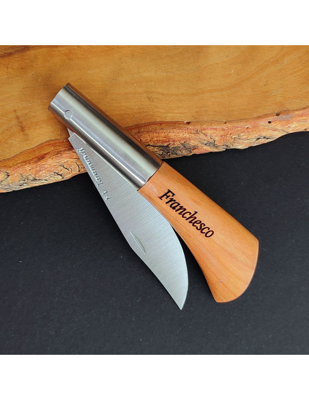 Navaja personalizada cerezo lisa Francisco Vega