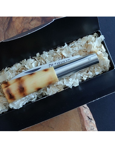 Navaja personalizada boj quemada - Carlos Mon