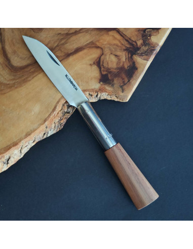 Navaja personalizada nogal M.LOMBARDÍA.