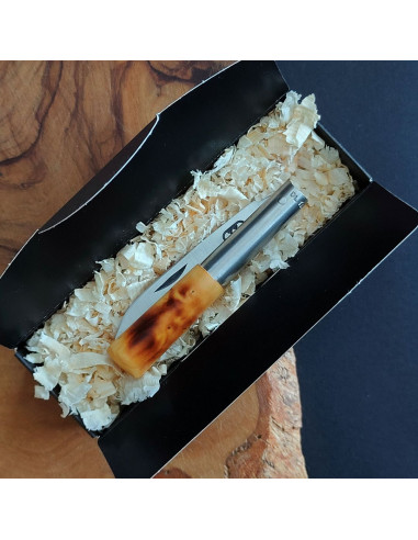 Navaja personalizada quemada peq - David...