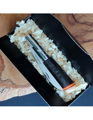 Navaja personalizada ébano bandera España...