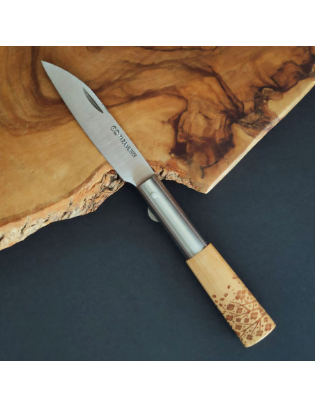 Navaja cerezo decorada árbol G - Carlos Quintana