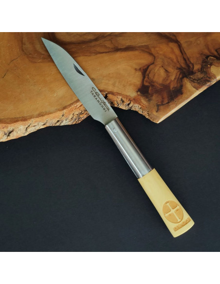 Navaja personalizada boj cruz Asturias - Carlos Quintana