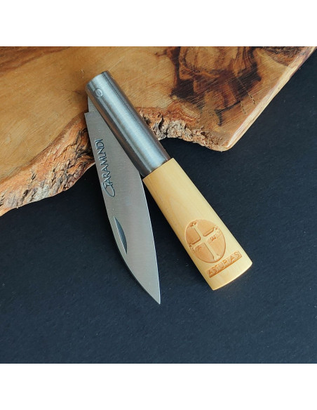 Navaja personalizada boj cruz Asturias peq - Carlos Quintana