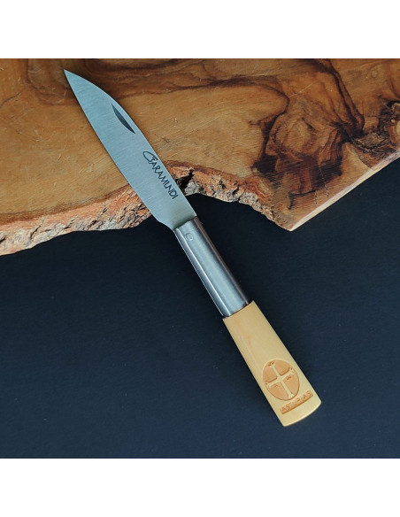 Navaja personalizada boj cruz Asturias peq - Carlos Quintana