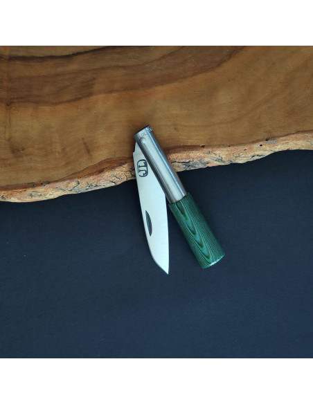 Navaja laminada verde peq. - David Legaspi JL
