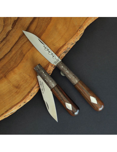 Navaja rameada ébano verde - Carlos Quintana