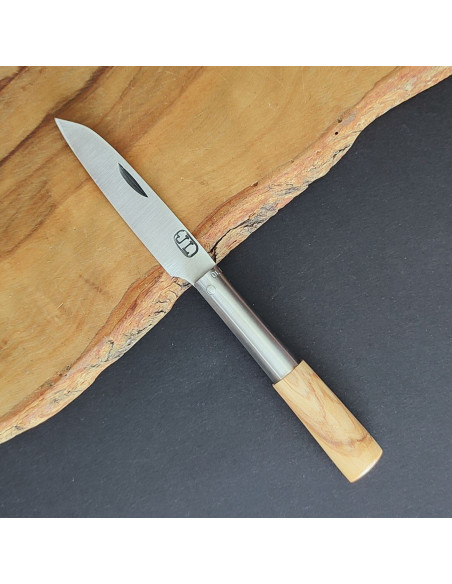 Navaja personalizada olivo peq - David Legaspi