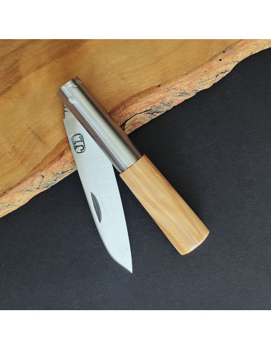 Navaja personalizada olivo G - David Legaspi